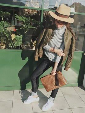 SHIORI HIRAI◡̈さん（レディース・153cm）の冬コーディネート