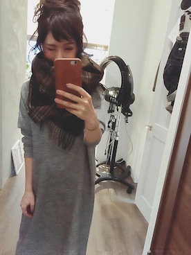 SHIORI HIRAI◡̈さん（レディース・153cm）の冬コーディネート