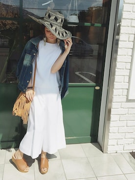 SHIORI HIRAI◡̈さん（レディース・153cm）の夏コーディネート