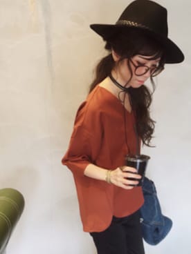 「チョーカー」｜SHIORI HIRAI◡̈さん（レディース・153cm）の秋コーディネート