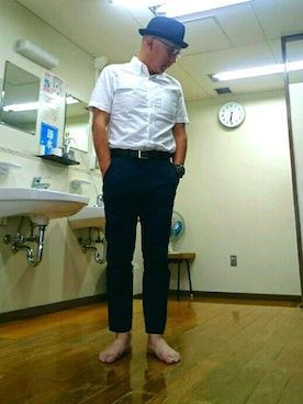 「コンサバ」｜マッキーケンケンさん（メンズ・173cm）の夏コーディネート