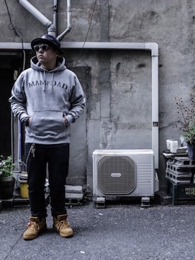 「EWING（ユーイング）のアイテム」を使った、$ACHIO from O.S.T.さん（メンズ・175cm）の秋コーディネート