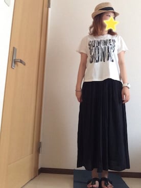 「KBF（ケイビーエフ）のアイテム」を使った、haru7さん（レディース・158cm）の夏コーディネート
