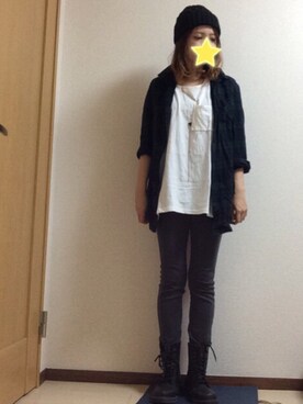 「マーチン」｜「アイテム（レインシューズ）」を使った、haru7さん（レディース・158cm）の夏コーディネート