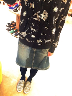 「enchanted（エンチャンテッド）のアイテム」を使った、るるるさん（レディース・156cm）の秋コーディネート