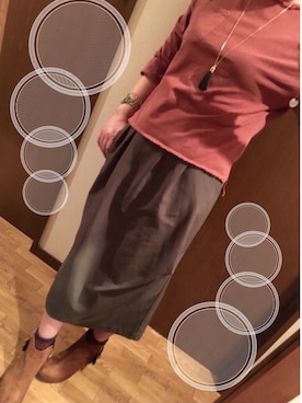 「CACTUS（カクタス）のアイテム」を使った、yukkeyさん（レディース・168cm）の秋コーディネート