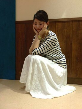 mauさん（レディース・170cm）の春コーディネート