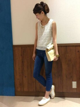 mauさん（レディース・170cm）の春コーディネート