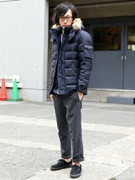 KKさん（メンズ・176cm）の冬コーディネート