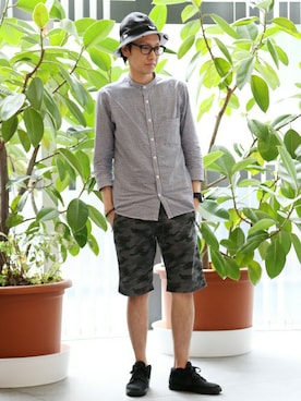 KKさん（メンズ・176cm）の夏コーディネート