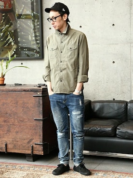 KKさん（メンズ・176cm）の春コーディネート