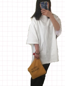 「STUSSY（ステューシー）のアイテム（財布/小物）」を使った、fujisaaaaanさん（レディース・155cm）の夏コーディネート