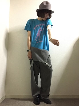 「アイテム（バングル/リストバンド）」を使った、かいとさん（メンズ・165cm・20代）の夏コーディネート