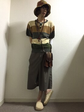 「MAR（メーア）のアイテム」を使った、かいとさん（メンズ・165cm）の夏コーディネート