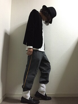 「ハロウィン」｜「アイテム（その他アウター）」を使った、かいとさん（メンズ・165cm）の秋コーディネート