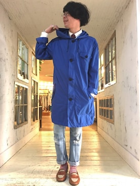 「Ron Herman（ロン ハーマン）のアイテム（その他アウター）」を使った、かいとさん（メンズ・165cm）の冬コーディネート