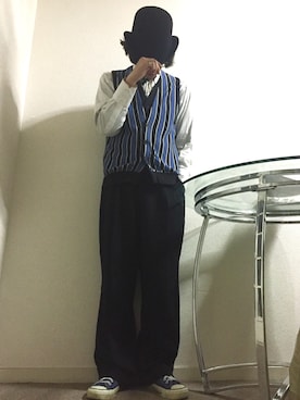 「m.mOrchestra（エムエムオーケストラ）のアイテム」を使った、かいとさん（メンズ・165cm）の春コーディネート