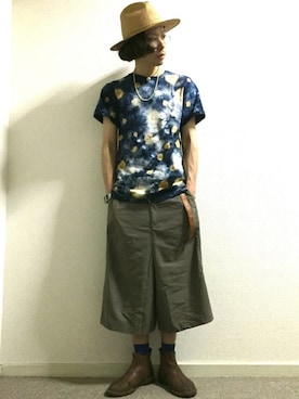 「MAR（メーア）のアイテム」を使った、かいとさん（メンズ・165cm）の夏コーディネート