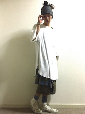 「MAR（メーア）のアイテム」を使った、かいとさん（メンズ・165cm）の夏コーディネート