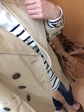 「passage mignon/flaneur（パサージュミニョンフラヌール）のアイテム（シューズ）」を使った、ゆつつんさん（レディース・158cm）の秋コーディネート
