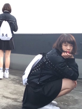 「g.v.g.v.」｜「アイテム（ブルゾン）」を使った、Suzy   さん（レディース・172cm）の春コーディネート