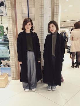 「HYKE」｜「アイテム（その他）」を使った、yuri さん（レディース・152cm）の冬コーディネート