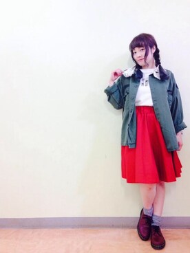 「スエット」｜MOTONE FUKUYAさん（レディース・156cm）の冬コーディネート