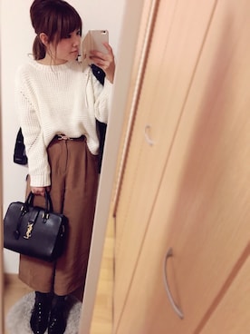 ·˖⋆*seikaᵕ̈❁*⋆さん(レディース・157cm)の冬コーディネート