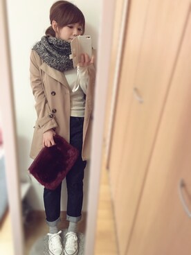 ·˖⋆*seikaᵕ̈❁*⋆さん（レディース・157cm）の冬コーディネート