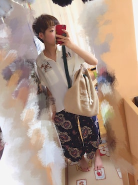 「暑すぎる」｜いたちき。さん（レディース・163cm）の夏コーディネート