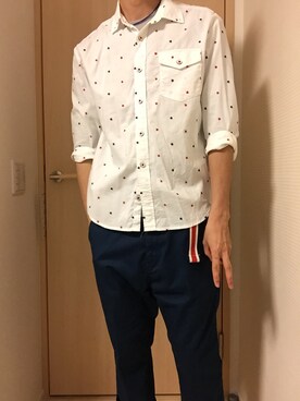 「Finch（フィンチ）のアイテム」を使った、ゆきひろさん（メンズ・173cm）の春コーディネート