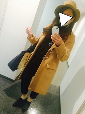 「PAGEBOY（ページボーイ）のアイテム（Tops、ブラック系）」を使った、miiさん（レディース・155cm）の秋コーディネート