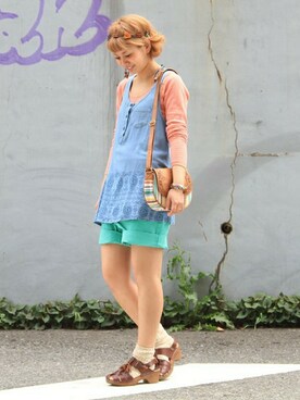 mikaさん（レディース・160cm）の春コーディネート