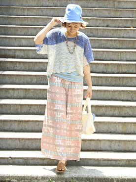 mikaさん（レディース・160cm）の春コーディネート