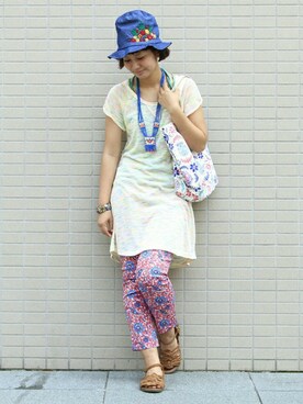 mikaさん(レディース・160cm)の夏コーディネート