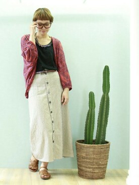 mikaさん（レディース・160cm）の夏コーディネート