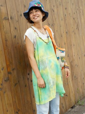 mikaさん（レディース・160cm）の夏コーディネート
