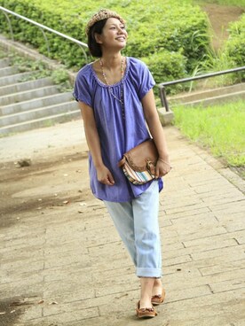 mikaさん（レディース・160cm）の夏コーディネート