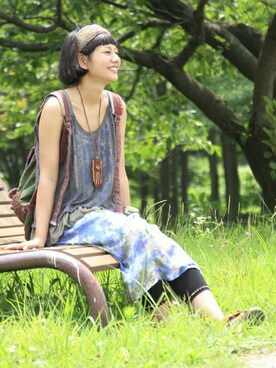 mikaさん(レディース・160cm)の夏コーディネート