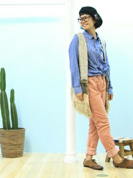 mikaさん（レディース・160cm）の夏コーディネート