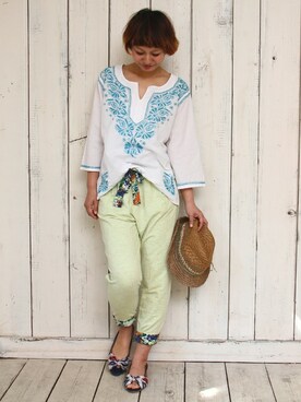 mikaさん（レディース・160cm）の春コーディネート