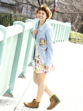 mikaさん（レディース・160cm）の春コーディネート