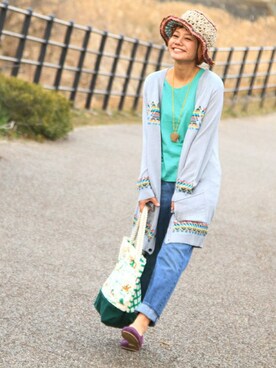 mikaさん（レディース・160cm）の春コーディネート