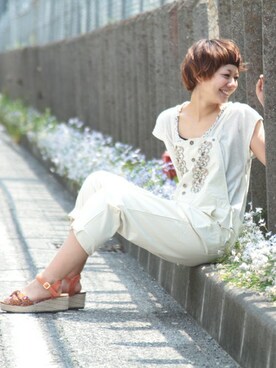 mikaさん（レディース・160cm）の春コーディネート