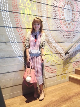「FOREVER 21（フォーエバー トゥエンティーワン）のアイテム（ピーコート）」を使った、MoMoさん（レディース・164cm）の秋コーディネート