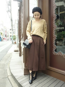 アンアナザーアンジェラスさん（レディース・157cm）の秋コーディネート