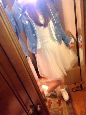 「EDDY GRACE（エディグレース）のアイテム」を使った、れいらまん＊・ω・*さん（レディース・167cm）の春コーディネート