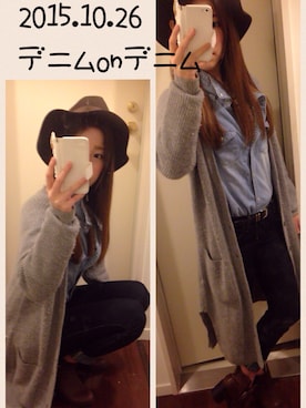 「BACKS（バックス）のアイテム（シューズ）」を使った、れいらまん＊・ω・*さん（レディース・167cm）の秋コーディネート