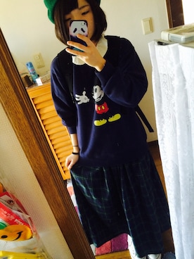 「VISION（ヴィジョン）のアイテム（バッグ）」を使った、ｍａｙｕ.さん（レディース・152cm）の秋コーディネート