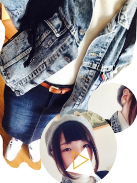 「VISION（ヴィジョン）のアイテム（バッグ）」を使った、ｍａｙｕ.さん（レディース・152cm）の秋コーディネート